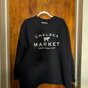 Black Chelsea Market Sweatshirt